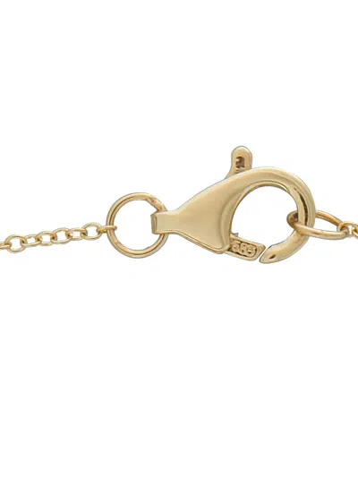 Pre-owned Lb Exclusive 14k Yellow Gold Diamond Heart-pendant Necklace