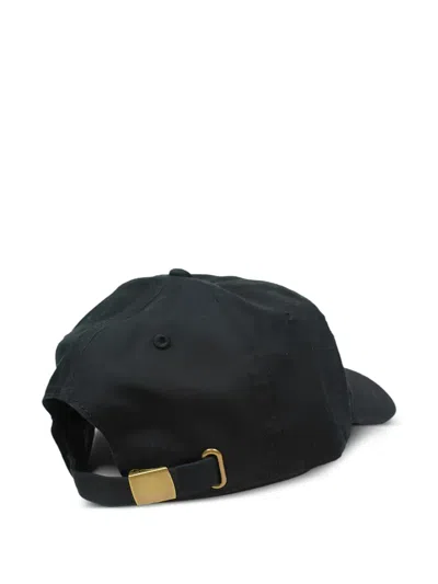 Melt Embroidered Skeleton Cap Hat In Black