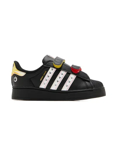 Adidas Originals Disney Superstar Stripe Sneakers In Multi