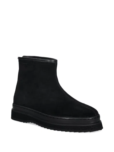 Gant Blistown Platform Zip Boots In Black