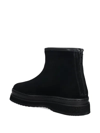 Gant Blistown Platform Zip Boots In Black