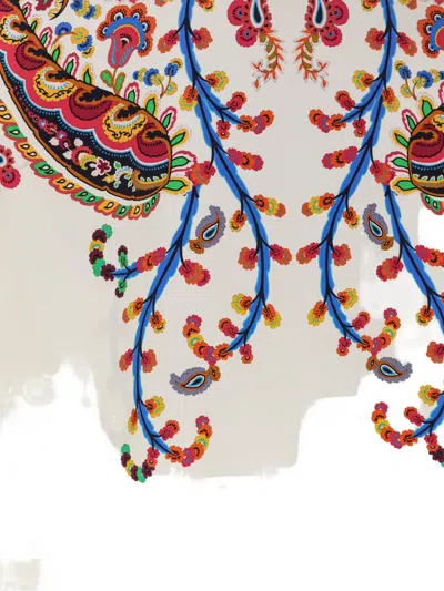 Etro Paisey-print Crewneck T-shirt In White