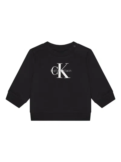 Calvin Klein Logo-graphic Trouser Set In Black