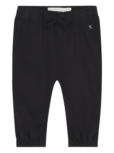 Calvin Klein Logo-graphic Trouser Set In Black