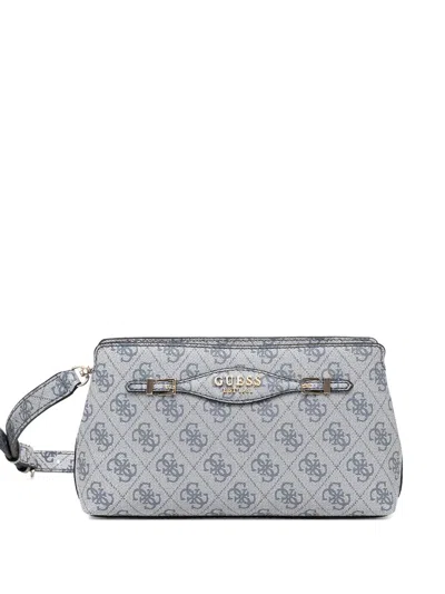 Guess Usa Mini Katya 4g Logo Crossbody Bag In Gray