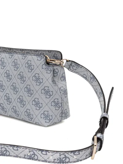 Guess Usa Mini Katya 4g Logo Crossbody Bag In Gray