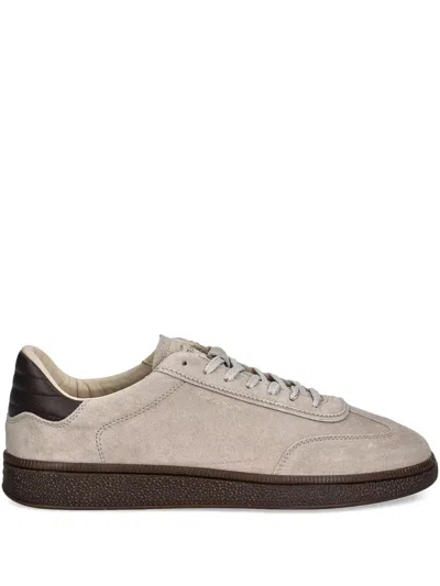 Gant Cuzmo Lace-up Panelled Sneakers In Animal Print