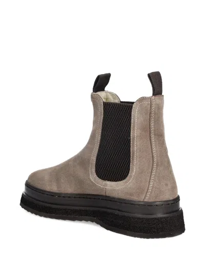 Gant Sistown Pull-tab Lug-sole Boots In Neutral