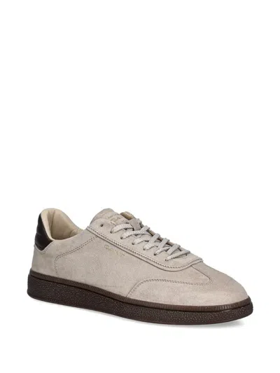 Gant Cuzmo Lace-up Panelled Sneakers In Animal Print