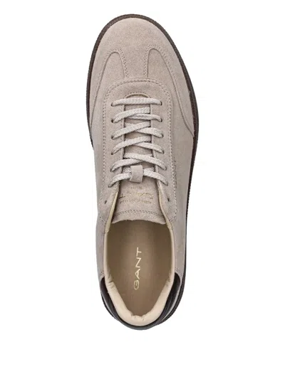 Gant Cuzmo Lace-up Panelled Sneakers In Animal Print