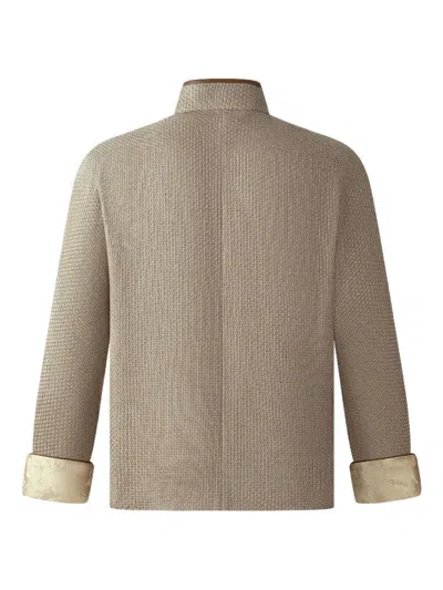 Shanghai Tang Frog-buttons Jacket In Neutral
