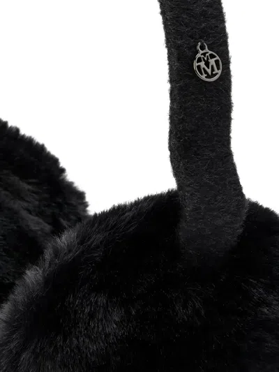 Maison Michel Morgana Earmuffs In Black