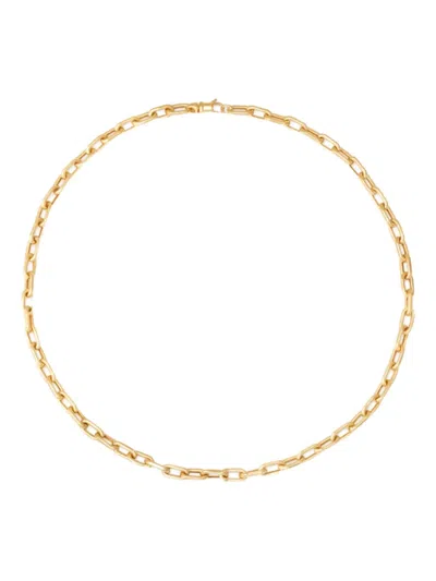 18K黄金长方形吊饰项链