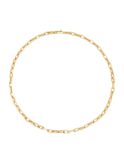 18K黄金长方形吊饰项链