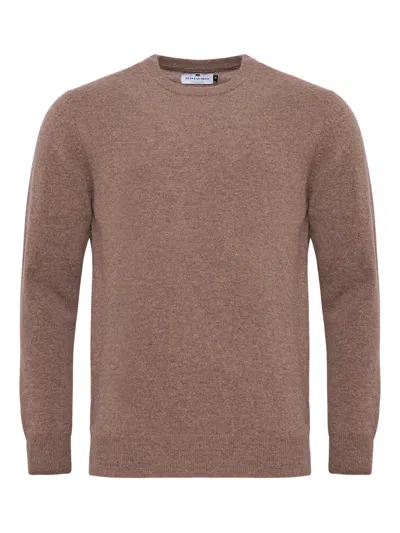 Loja Das Meias Wool Sweater In Brown