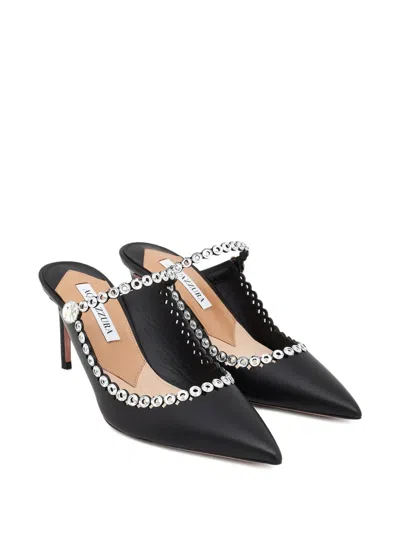 Aquazzura 80mm Carnaval Pointed Strap Mules In Multi