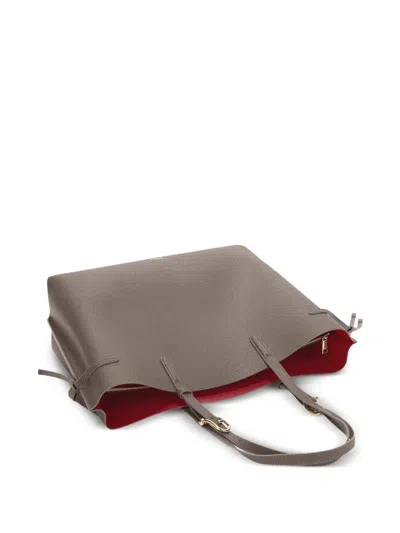 Furla Large Ava Tote Bag In Gray