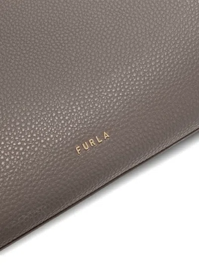 Furla Large Ava Tote Bag In Gray