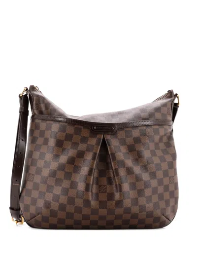 Pre-owned Louis Vuitton Bloomsbury Handbag Damier Pm Crossbody Bag In Brown