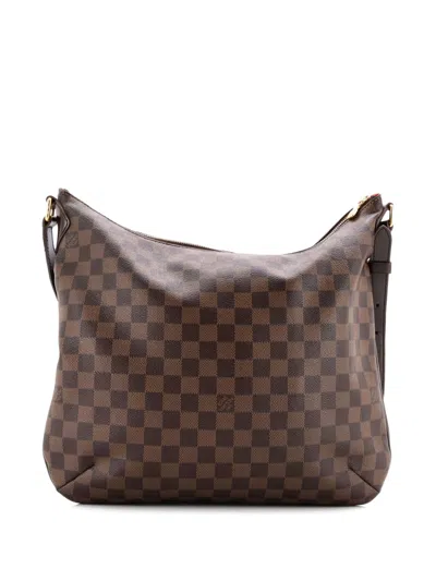 Pre-owned Louis Vuitton Bloomsbury Handbag Damier Pm Crossbody Bag In Brown