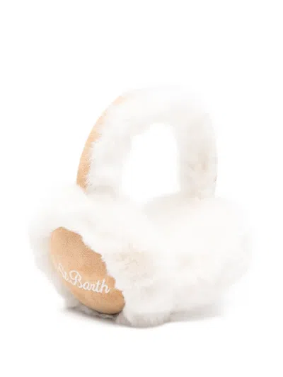 Mc2 Saint Barth Logo-embroidered Earmuffs In Neutral