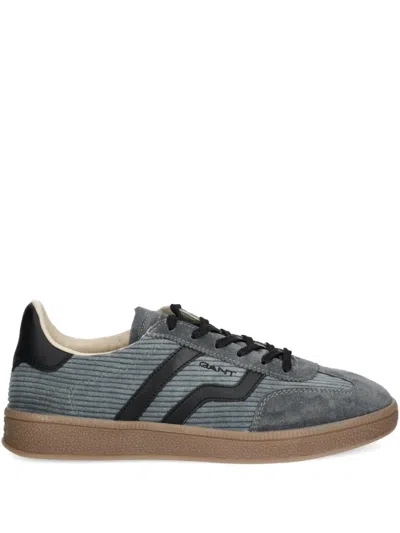 Gant Stripe-detail Sneakers In Gray