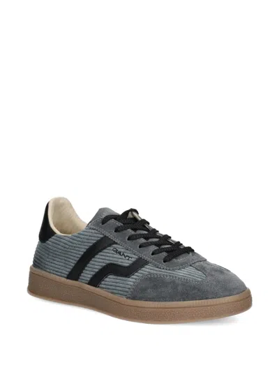 Gant Stripe-detail Sneakers In Gray