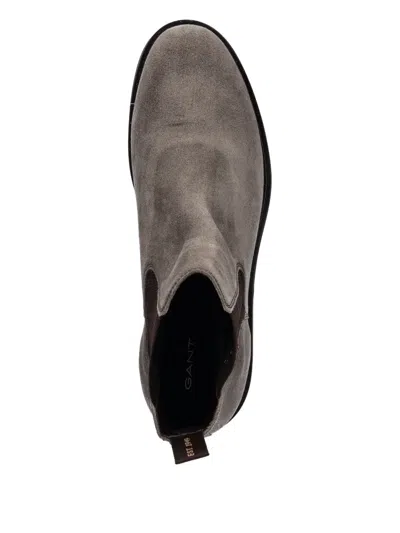 Gant Suede Chelsea Boots In Gray