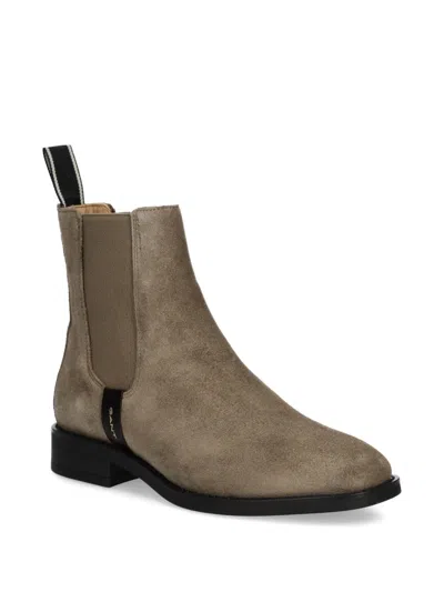 Gant Elasticated-panel Boots In Neutral