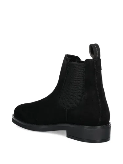 Gant Elasticated-panel Boots In Black