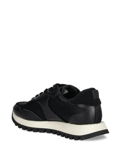 Gant Panelled Sneakers In Black