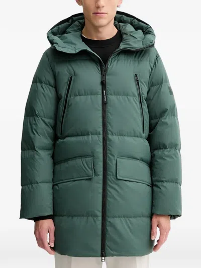 Marc O'polo Hoodie Jacket In Green