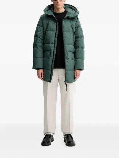 Marc O'polo Hoodie Jacket In Green