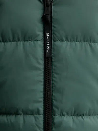 Marc O'polo Hoodie Jacket In Green