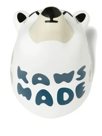 Kaws X Human Made Polar-bear Pulp Figure In White