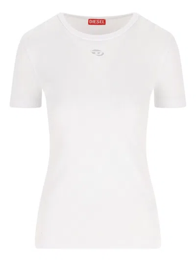 Diesel Logo-detail T-shirt In White