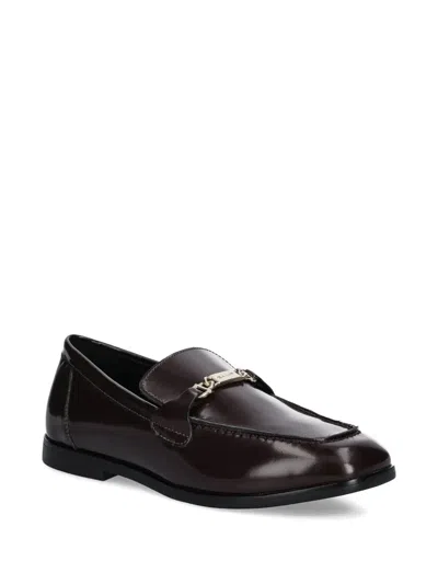 Gant Buckle-strap Loafers In Brown