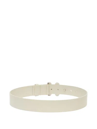 Isabel Marant Vickia Leather Belt In Neutral