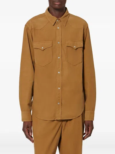 Isabel Marant Vasco Chest-pockets Shirt In Multi