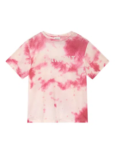 Isabel Marant Étoile Zewel Tie-dye T-shirt In Pink