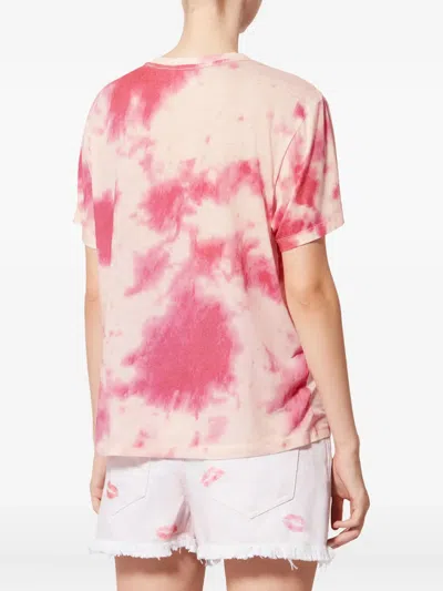 Isabel Marant Étoile Zewel Tie-dye T-shirt In Pink