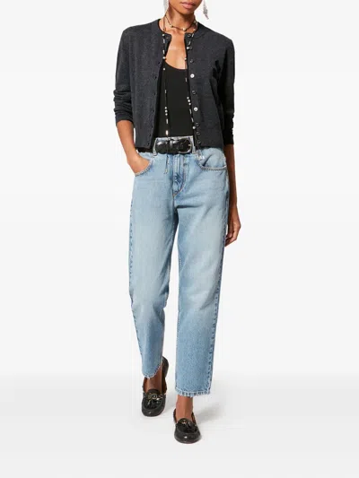 Isabel Marant Étoile Lona Cardigan In Gray