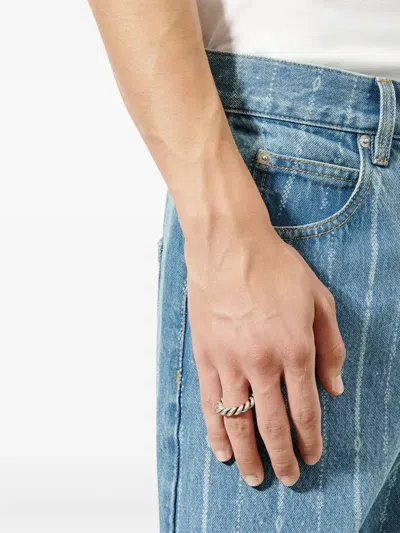 Isabel Marant Roy Twisted Ring In Metallic