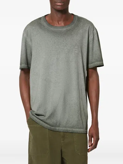 Isabel Marant Honore Logo-embroidered T-shirt In Multi