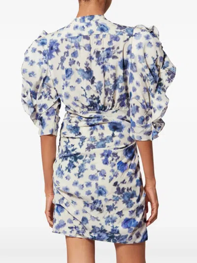 Isabel Marant X Doris Ruffled Dress In Neutral