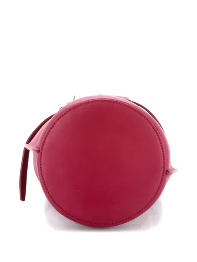 Pre-owned Celine Big Bag Leather Nano Bucket Bag In Pink