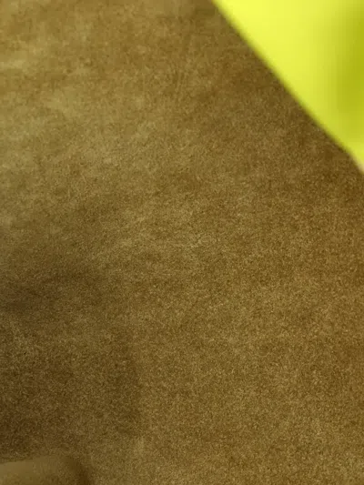 Pre-owned Loewe Flamenco Knot Leather Medium Clutch Bag In Green