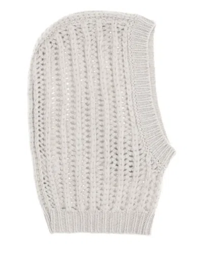 Brunello Cucinelli Women Cashmere Balaclava In Neutral