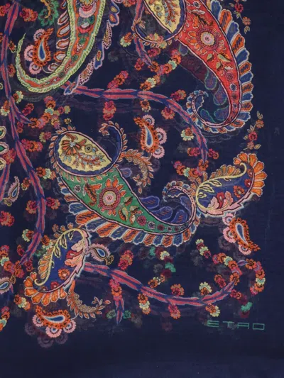 Etro Paisley-print Scarf In Multi