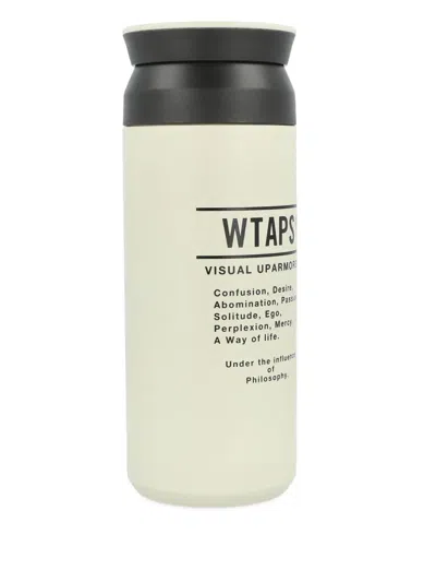 Wtaps X Kinto Printed-motif Bottle (500ml) In Neutral